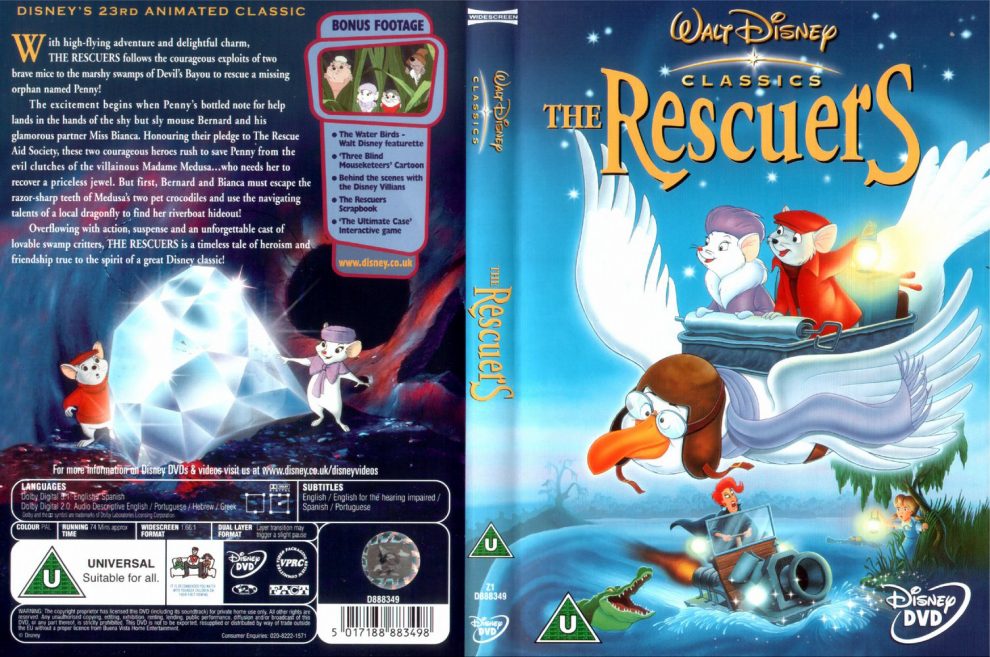 The Rescuers (1977) BluRay Dual Audio [Hindi DD2.0-English DD2.0] (1080p Full HD) 2